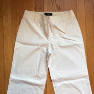 White bell dress pants